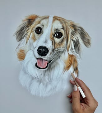 Pet portrait commission