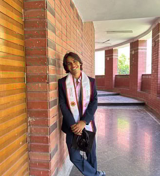 amandeep sharma graduation picture