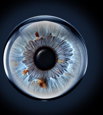 iris foto, Einzeliris, Auge, Macroaufnahme, glas-optik