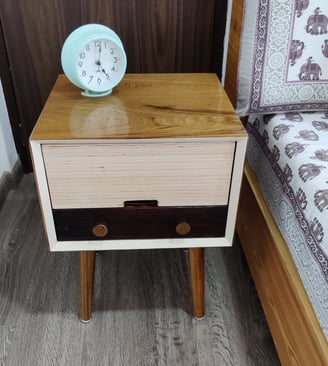 transistor radio bedside table 