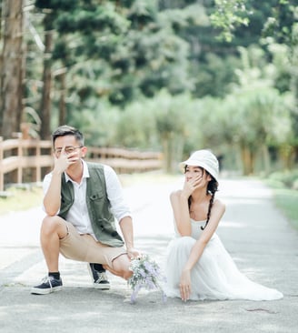 Japanese Magazine Style Pre Wedding Photography