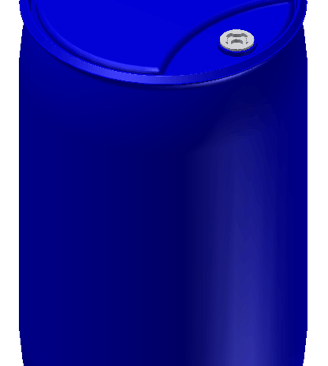 tambor de plástico TF azul