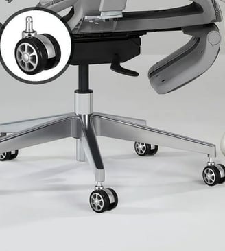 Smooth rolling office chair wheels installed in Kalyan workplace