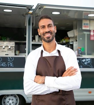 happy small business owner
