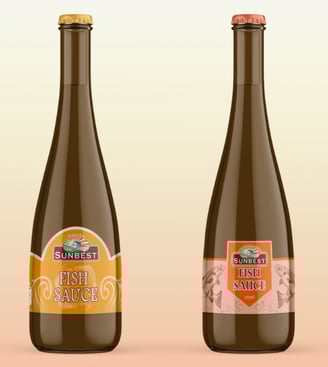 a bottle of beer with a label on the label