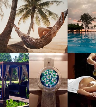 Relaxing in Sri Lanka