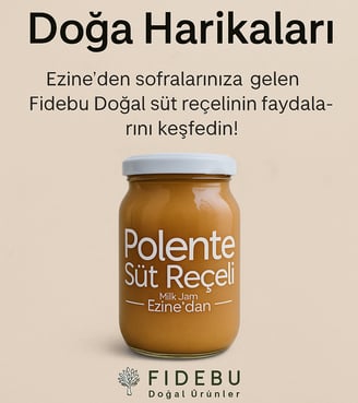 Paramarka tarafından tanıtılan doğal süt reçeli ürün görseli – katkısız ve ev yapımı