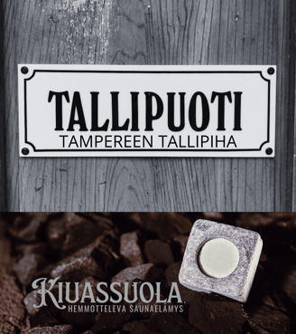 Kiuassuola -tuotteet saatavilla Tampereen Tallipihan Tallipuodista