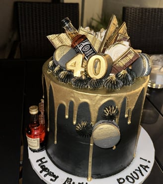 themed birthday cake