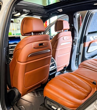 Interior Detailing Image “Deep interior car detailing with steam cleaning and vacuuming of seats"