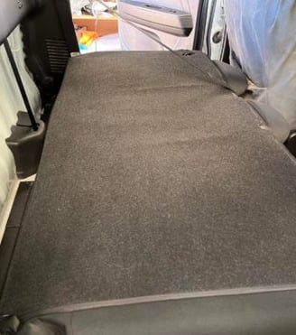 Interior Detailing Image “Deep interior car detailing with steam cleaning and vacuuming of seats"