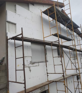 eps 80 em covilhã 0.35fachada reabilitada com coeficiente termico 0.35 covilhã