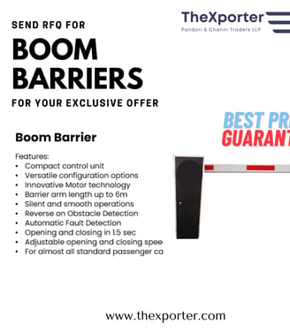 Boom Barriers for parking and traffic management