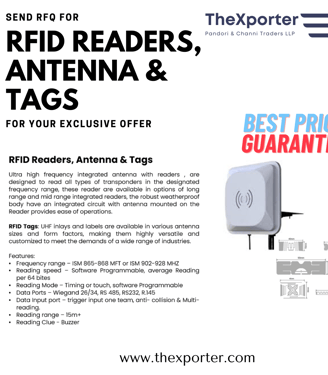 RFID Readers, Antenna and RFID Tags 