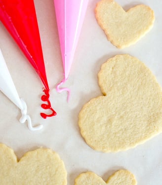 DIY Valentine's sugar cookie kit