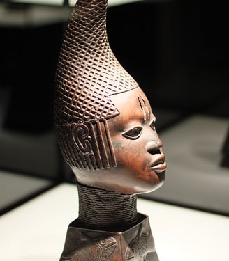 Queen Idia Bronze Head