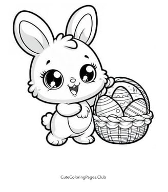 Three Easter Eggs Coloring Sheet