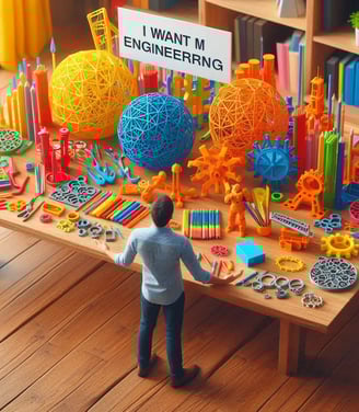 WIKXY Brightly coloured, taylormade 3D printed spheres, tower on the table. Available at WIKXY 3D Printing in Stoke-on-Trent.