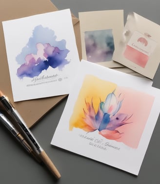 A collage composed of various vintage-style photographs and paintings, including portraits and a black-and-white image of women sitting on a ledge. There are art prints, ribbon, scissors, and decorative items like gold paper clips and pastel washi tape. The collection has a soft and artistic feel.