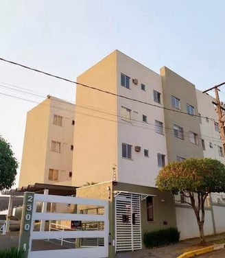 Residencial Paranoá frente sol da manhã