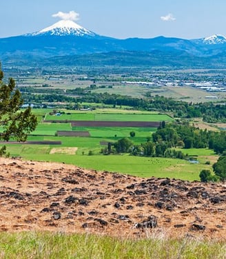 view of Rogue Valley Medford Oregon