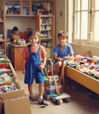 Two people are smiling and posing together outdoors, wearing matching bright pink shirts and accessories, possibly participating in a charity event or walk. Both individuals appear happy and relaxed, and there are other participants and banners in the background, suggesting a lively and supportive atmosphere.
