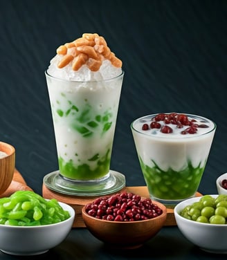 Chendol Ice ingredients