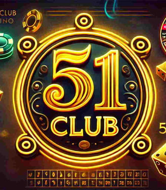 51 club a casino game with a casino theme and casino chips