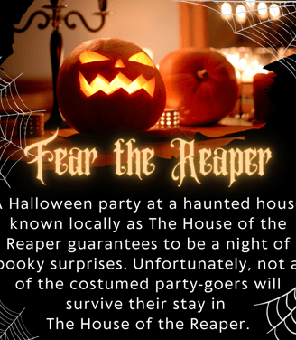 Fear the Reaper Halloween Murder Mystery Box
