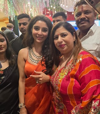 Astrologer Araddhna Anand with Dr Jai Madaan Astrologer