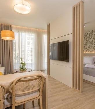 Vallaniou 11 Piraeus, bedroom apartment, 2025, wooden furniture, large tv