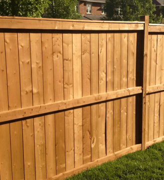 wood fence