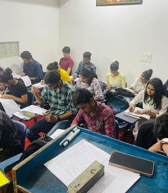 Classroom at hisar institute of nursing