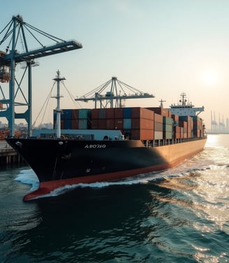 Export logistics at a major Asian port — efficient, secure, and ready for global delivery.