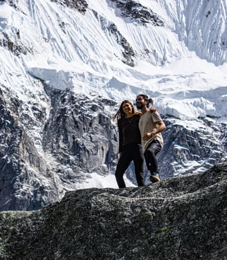 Photo d'Anna et Josua prise lors du Salkantay Trek