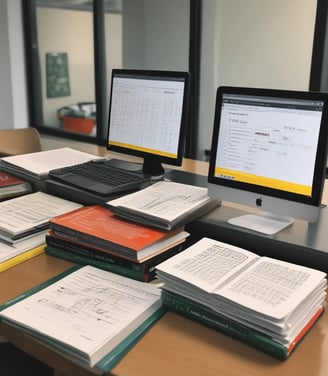 A stack of academic books focused on entrance exams such as SSB Interviews, CDS, and CLAT. The books are neatly arranged, displaying a variety of colors and fonts, each with distinct covers indicating the title and the publisher.