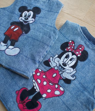 denim jackets with characters for kids