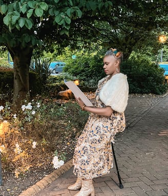 the disabled celebrant dionne roberts