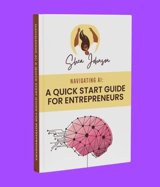 a book cover of a book titled ai quick start guide for entrepreneurs