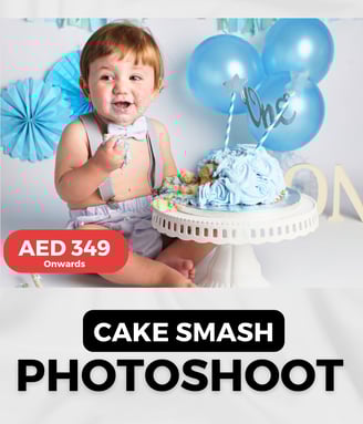 Book now for Cake Smash Photoshoot