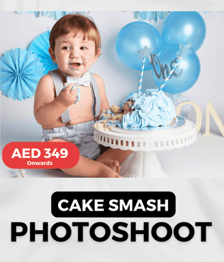Cake Smash Photoshoot Dubai. Book Now!