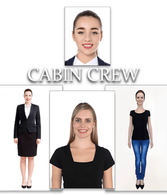 Walk-in now for cabin crew photoshoot