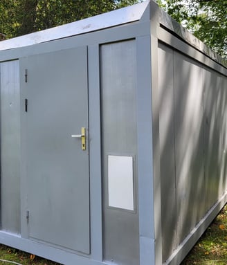 celtniecibas konteiners vagons