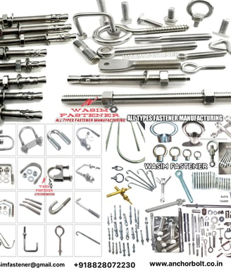 Fastener Supplier Anchor Bolt Anchor Fastener U Bolt J Bolt