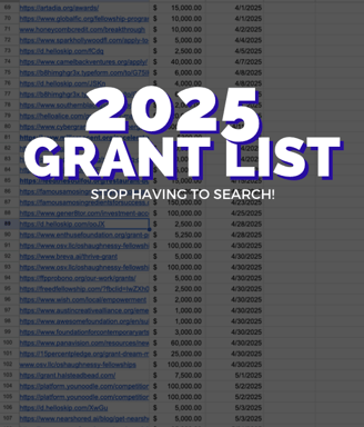 2025 grant
