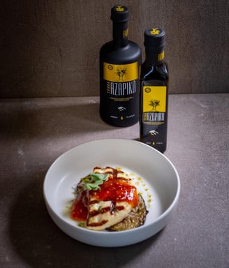 Terra Azapiko-a cold-pressed extra virgin olive oil with superior quality product, not been affected by heating or chemicals.