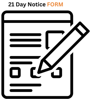 Download 21 Day notice form