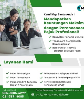Jasa Konsultan Pajak Profesional di Bekasi - Hubungi SMR Konsultan Pajak