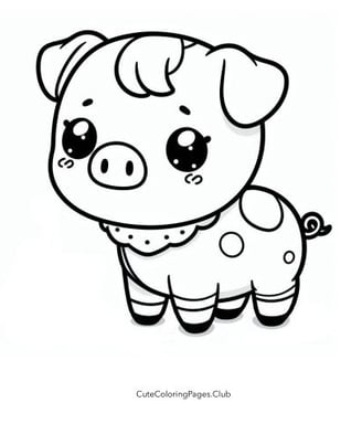 Piglet Coloring Sheet