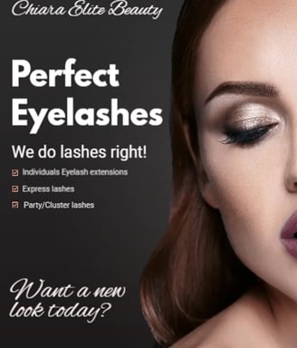 perfect eyelashes and browes